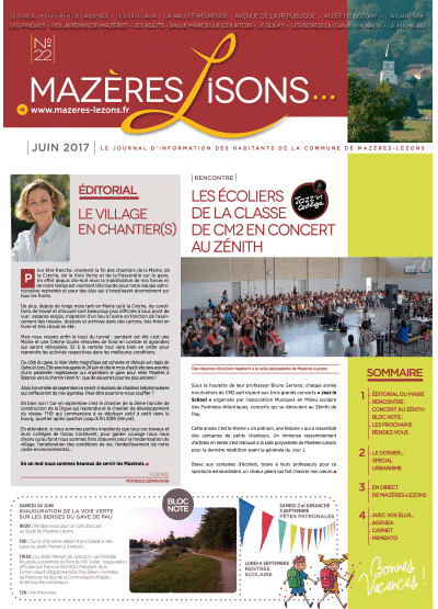 Mazères-Lisons n°22 – Juin 2017