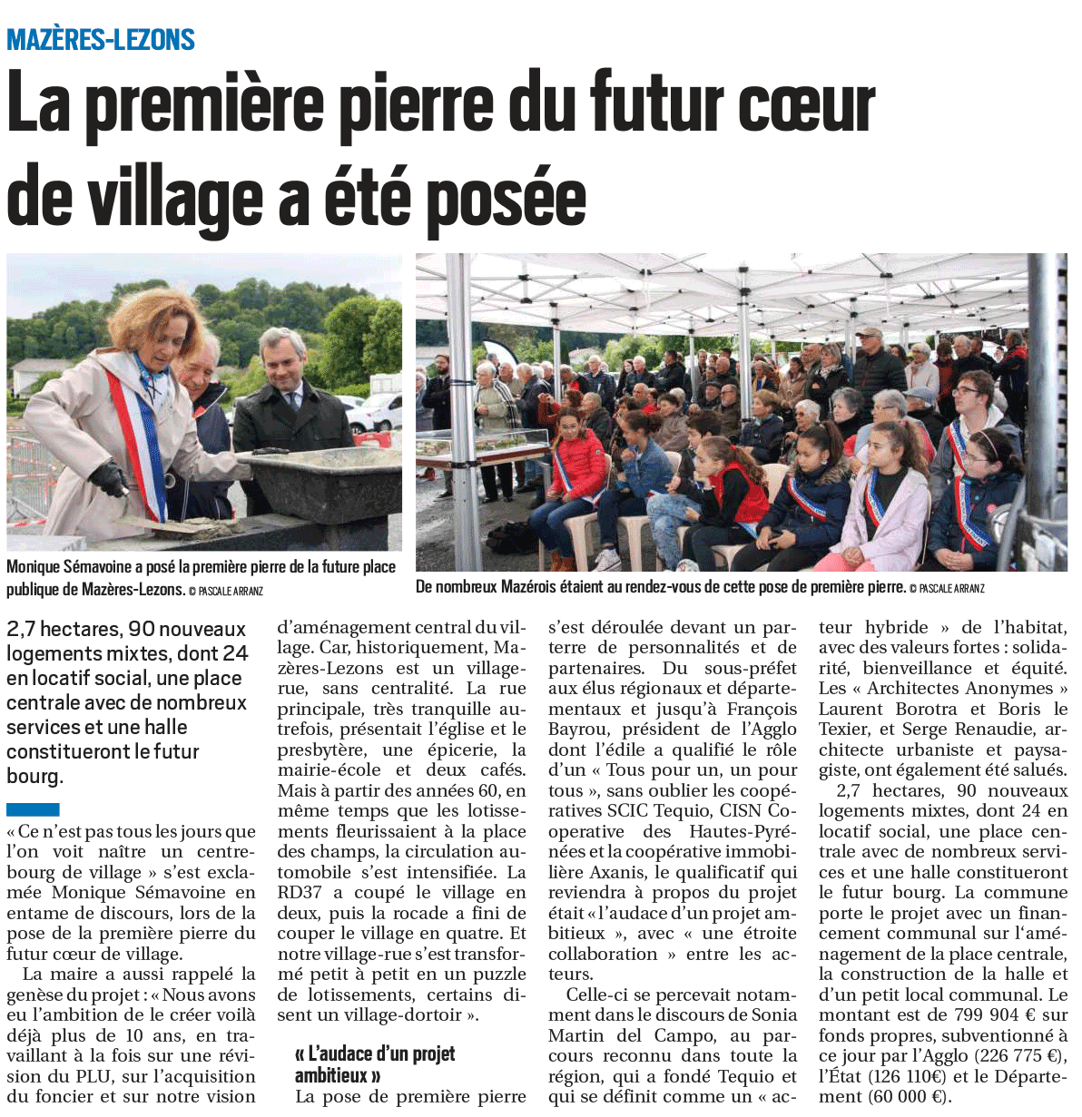 2023 05 16 premiere pierre centre bourg mazeres lezons